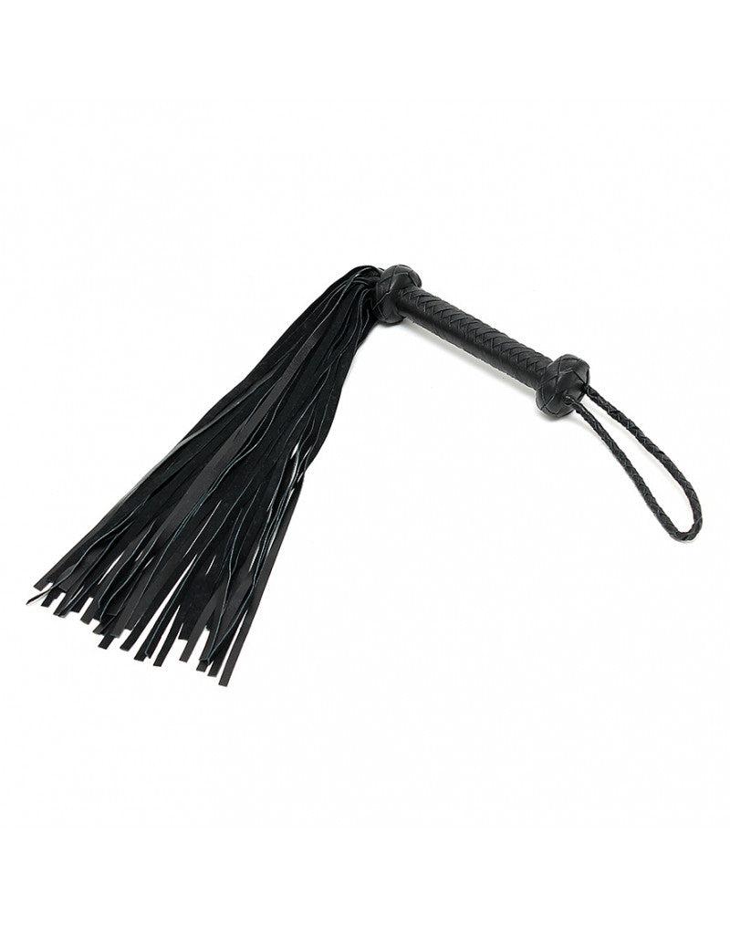 Rimba - Gevlochten Zweep - Flogger - Zwart-Laced-up.nl
