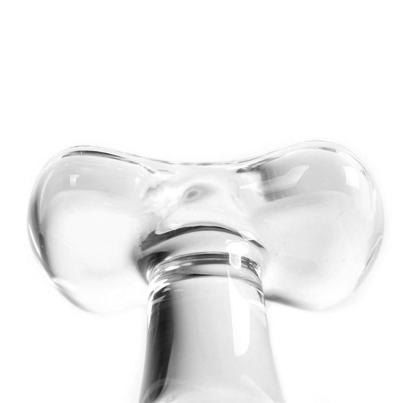 Glazen Buttplug 10,7 x 4,2 cm - Transparant-Laced-up.nl