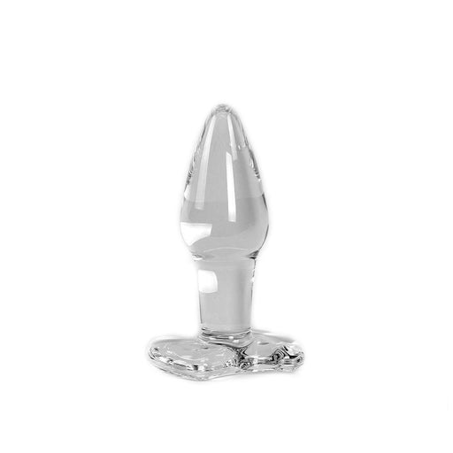 Glazen Buttplug 10,7 x 4,2 cm - Transparant-Laced-up.nl