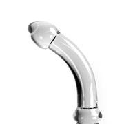 Glazen Dildo Curve - Transparant-Laced-up.nl