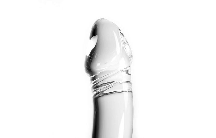 Glazen Dildo aan Twee Kanten te gebruiken - Transparant-Laced-up.nl