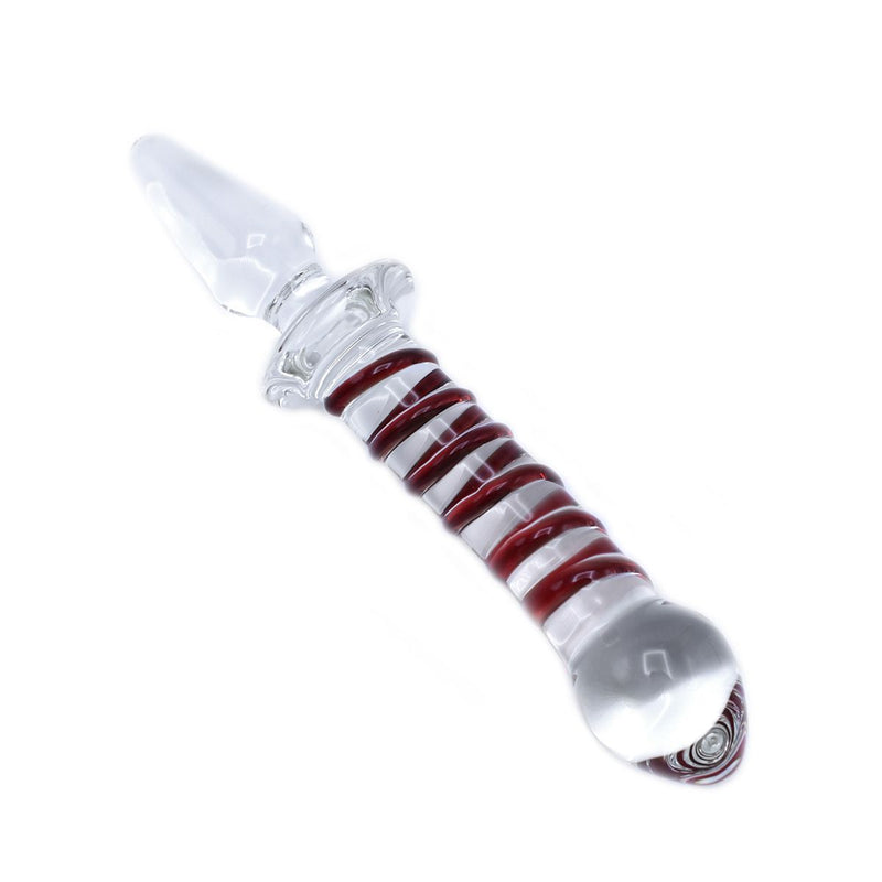 Glazen Dildo En Glazen Buttplug 2-in-1 SWIRL-Laced-up.nl