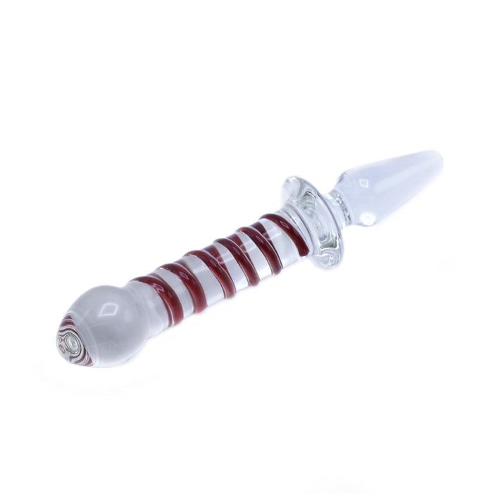 Glazen Dildo En Glazen Buttplug 2-in-1 SWIRL-Laced-up.nl