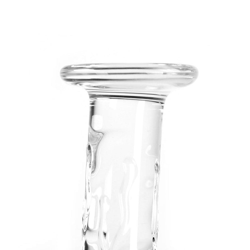 Glazen Dildo rond - Transparant-Laced-up.nl
