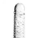 Glazen dildo Met ribbels Groot - Transparant-Laced-up.nl