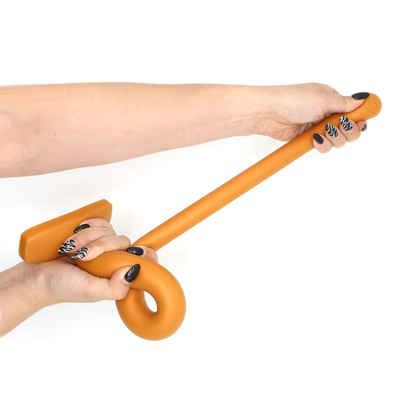 Gold Play - Extra Lange Anaal Dildo - Zachte Siliconen - Deep - Goud-Laced-up.nl