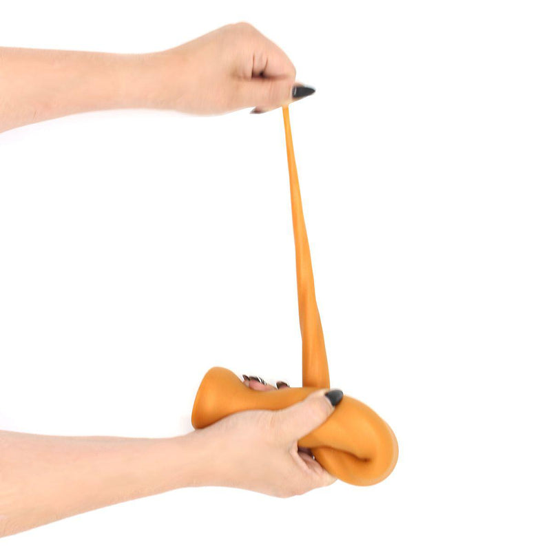 Gold Play - Extra Lange Anaal Dildo - Zachte Siliconen - Twist - Goud-Laced-up.nl