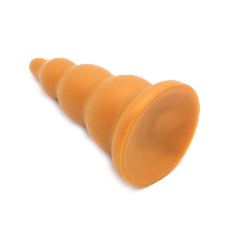 Gold Play - Soft Liquid Siliconen Anaal Dildo Blop - Goud-Laced-up.nl