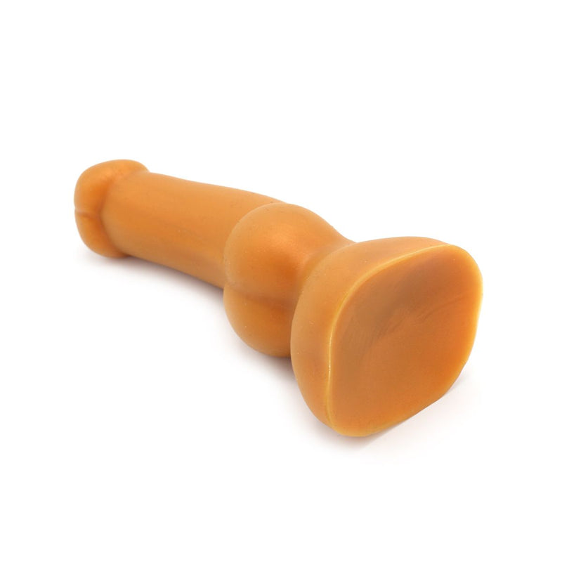 Gold Play - Soft Liquid Siliconen Anaal Dildo Cock - Goud-Laced-up.nl