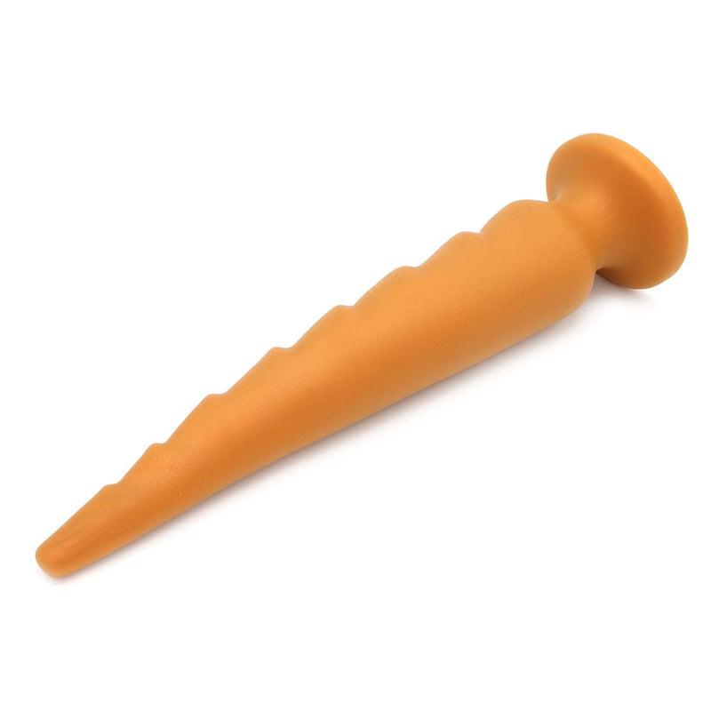 Gold Play - Soft Liquid Siliconen Anaal Dildo Rex - Goud-Laced-up.nl