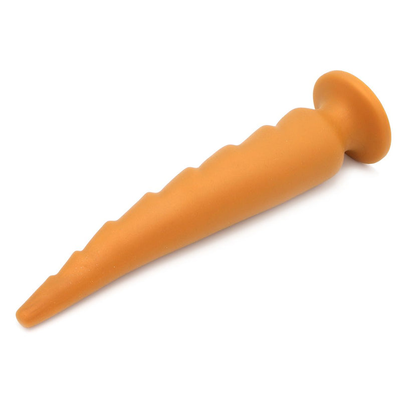 Gold Play - Soft Liquid Siliconen Anaal Dildo Rex - Goud-Laced-up.nl