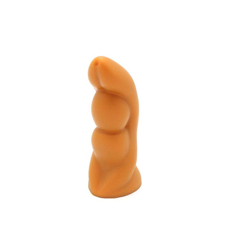 Gold Play - Soft Liquid Siliconen Dildo - Alien - Goud-Laced-up.nl