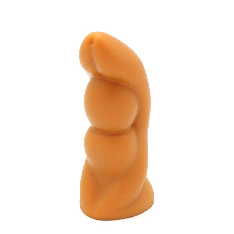 Gold Play - Soft Liquid Siliconen Dildo - Alien - Goud-Laced-up.nl