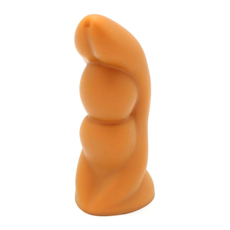 Gold Play - Soft Liquid Siliconen Dildo - Alien - Goud-Laced-up.nl