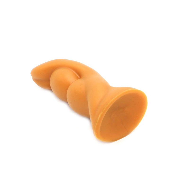 Gold Play - Soft Liquid Siliconen Dildo - Alien - Goud-Laced-up.nl