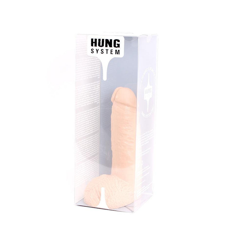 HUNG System - Cesar - Dildo - Met Vac-U-Lock 19 cm - Lichte Huidskleur-Laced-up.nl