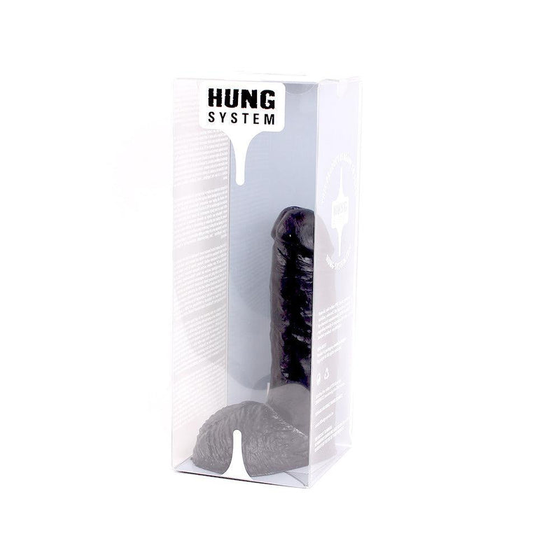 HUNG System - Cesar - Dildo - Met Vac-U-Lock 19 cm - Zwart-Laced-up.nl