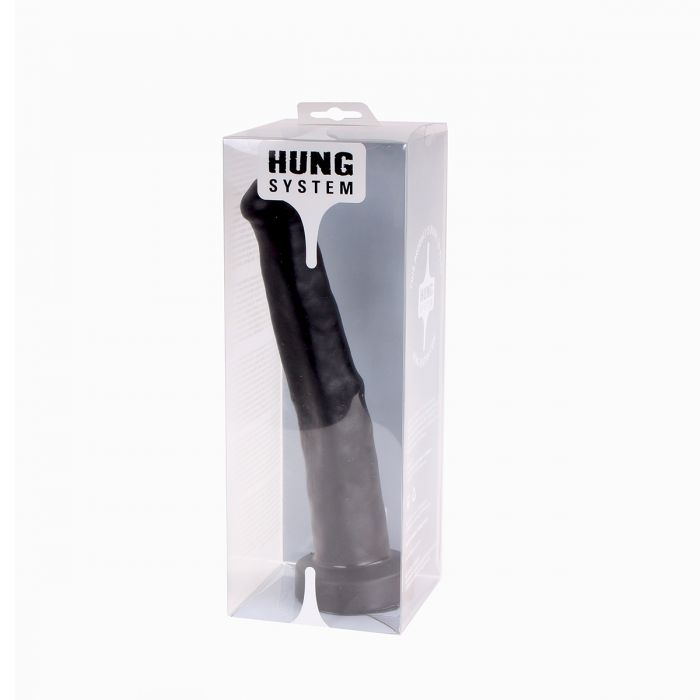 HUNG System - Donkey - Dildo - Met Vac-U-Lock - 25,5 cm - Zwart-Laced-up.nl