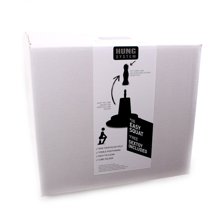 HUNG System - Easy Squat Zuignap hulpstuk + buttplugg Winky-Laced-up.nl