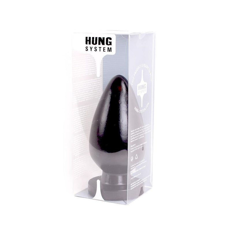 HUNG System - Egg - Buttplug - 21 x 10 cm - Zwart-Laced-up.nl