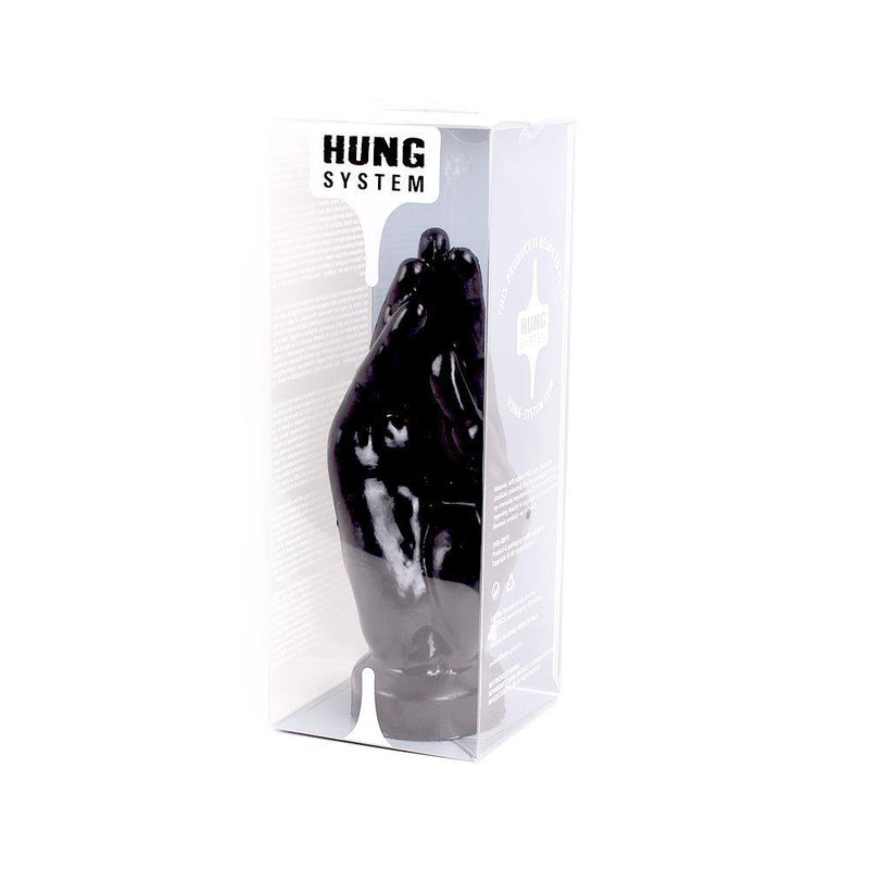 HUNG System - Hello - Fisting Dildo - 24 cm - Zwart-Laced-up.nl