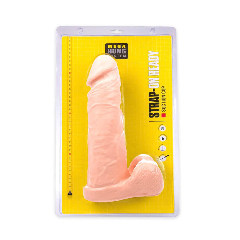 HUNG System - Lil - Dildo - Met Vac-U-Lock - XL - Lichte Huidskleur-Laced-up.nl