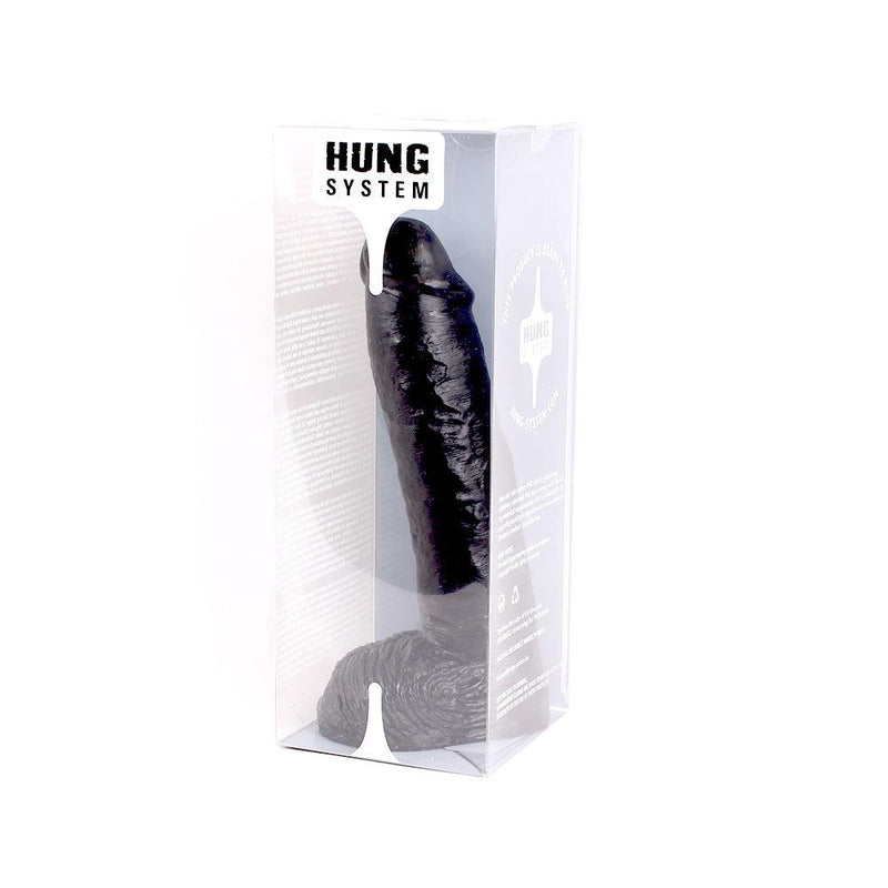 HUNG System - Mickey - Dildo - Met Vac-U-Lock - 24 cm - Zwart-Laced-up.nl