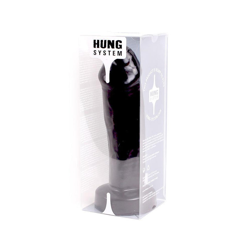 HUNG System - Uncut - Dildo - Met Vac-U-Lock - 26.5 cm - Zwart-Laced-up.nl