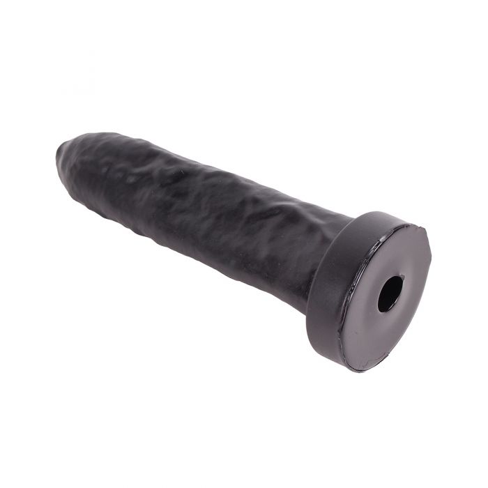 HUNG System - Uncut - Onbesneden Dildo - Met Vac-U-Lock - Zwart-Laced-up.nl