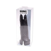 HUNG System - Uncut - Onbesneden Dildo - Met Vac-U-Lock - Zwart-Laced-up.nl