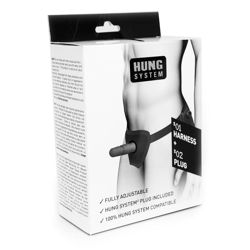 HUNG System - Voorbind Harnas - Zwart-Laced-up.nl