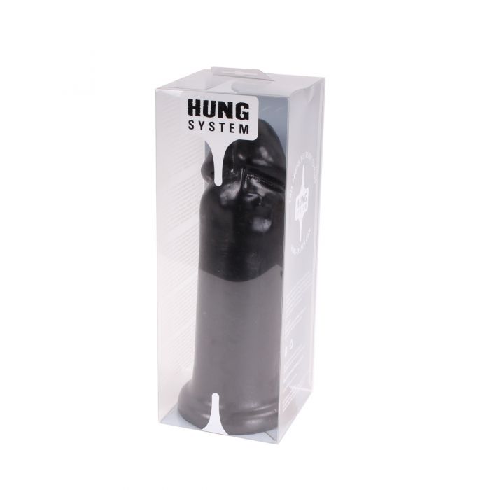 HUNG System - XXXL Dildo met Vac-U-Lock 25 cm - Zwart-Laced-up.nl