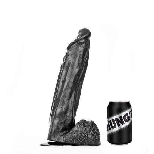HUNG'R - Bruno - Dildo - Zwart - 36 cm - Ø 7.7 cm-Laced-up.nl