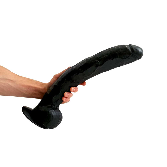 HUNG'R - Brutus - Dildo - Zwart - 44.5 cm - Ø 7.3 cm-Laced-up.nl