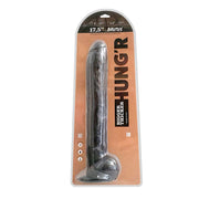 HUNG'R - Brutus - Dildo - Zwart - 44.5 cm - Ø 7.3 cm-Laced-up.nl