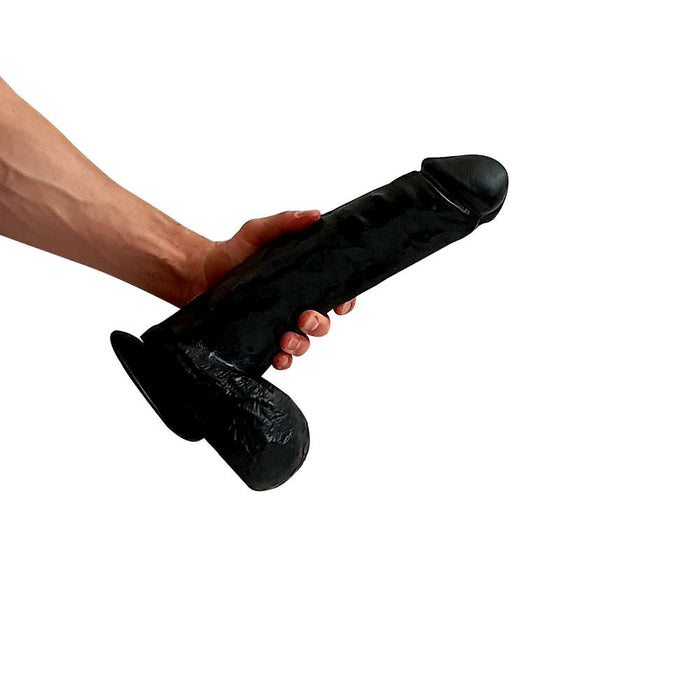 HUNG'R - David - Dildo - Zwart - 33 cm - Ø 7.6 cm-Laced-up.nl