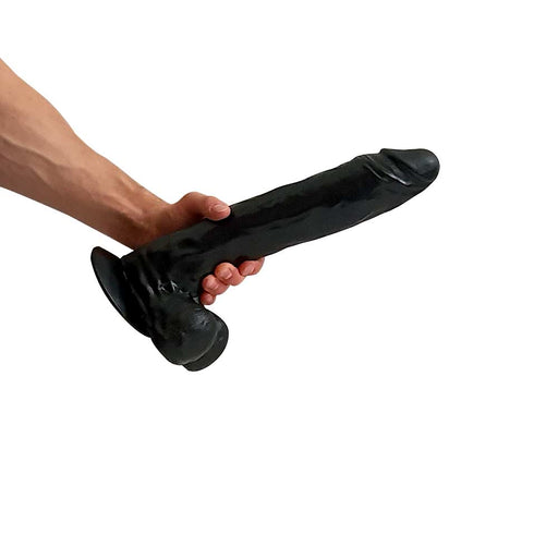 HUNG'R - Maxim - Dildo - Zwart - 33.5 cm - Ø 6.6 cm-Laced-up.nl