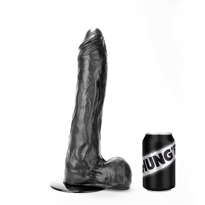 HUNG'R - Maxim - Dildo - Zwart - 33.5 cm - Ø 6.6 cm-Laced-up.nl