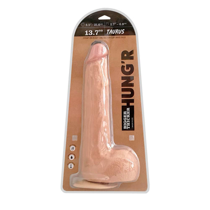 HUNG'R - Taurus - Dildo Lichte huidskleur - 35 cm - Ø 6.9 cm-Laced-up.nl