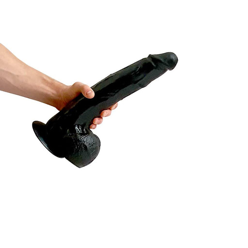 HUNG'R - Taurus - Dildo - Zwart - 35 cm - Ø 6.9 cm-Laced-up.nl