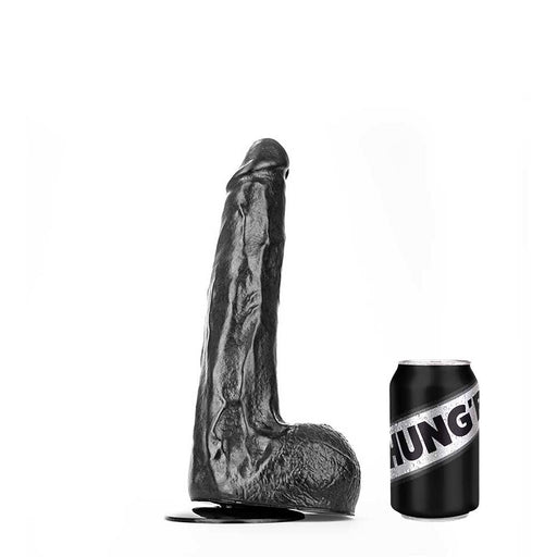 HUNG'R - Taurus - Dildo - Zwart - 35 cm - Ø 6.9 cm-Laced-up.nl