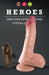 Heroes - No. 8 - Vibrerende Dildo Met Zuignap - 19 x 4,5 cm - Lichte Huidskleur-Erotiekvoordeel.nl