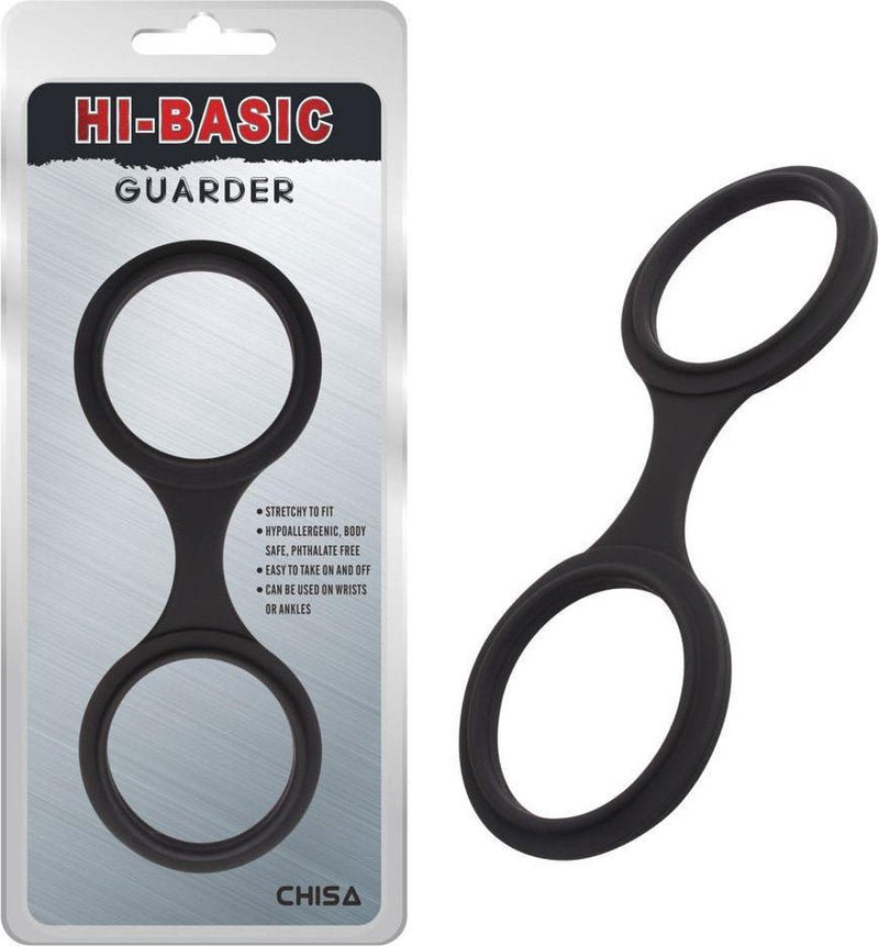 Chisa - Hi- Basic Guarder - Siliconen Handboeien - Zwart-Erotiekvoordeel.nl