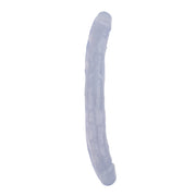 Hi-Rubber - Dubbele Dildo - 32,5 cm - Transparant-laced-up.nl