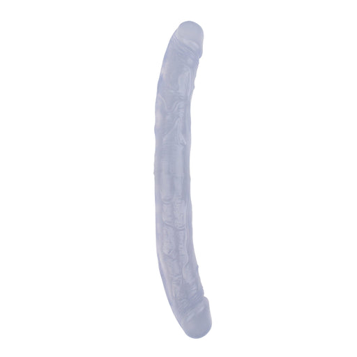 Chisa - Hi-Rubber Dubbele Dildo - 32,5 cm - Transparant-Erotiekvoordeel.nl