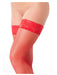 Amorable - Hold-up Visnet Kousen - Rood-Laced-up.nl