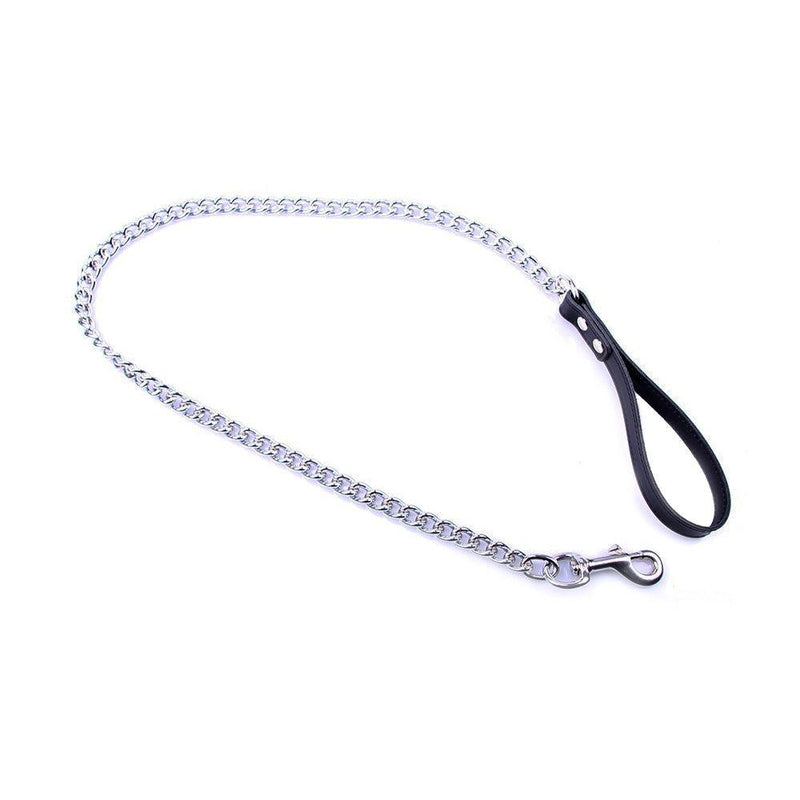 Kiotos - Hondenketting Met Leren Handvat - Small-Laced-up.nl