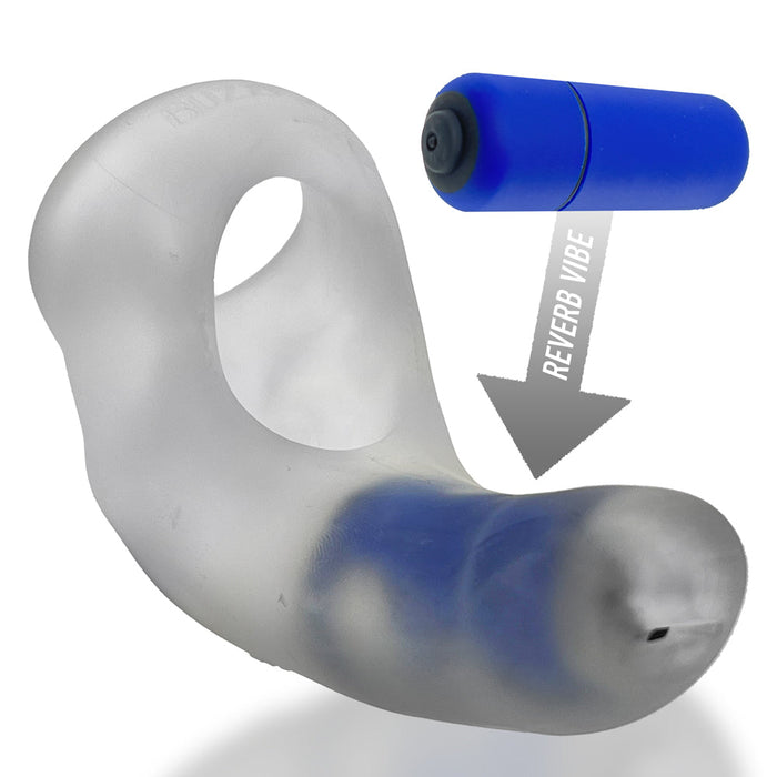 Hünkyjunk - Buzzfuck - Vibrerende Cocksling - Transparant Ice-Laced-up.nl