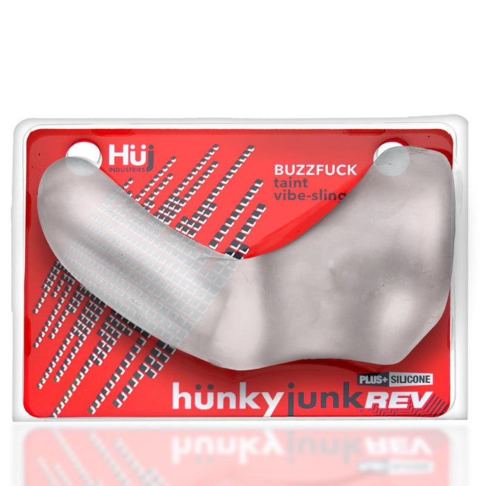 Hünkyjunk - Buzzfuck - Vibrerende Cocksling - Transparant Ice-Laced-up.nl