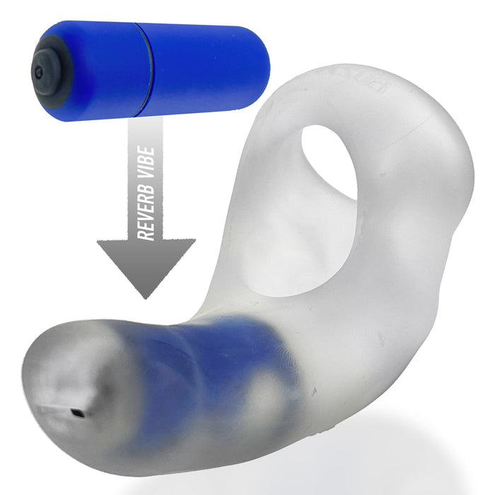 Hünkyjunk - Buzzfuck - Vibrerende Cocksling - Transparant Ice-Laced-up.nl